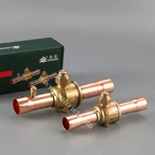 Van chặn bi phi 22mm, van đóng mở gas lạnh