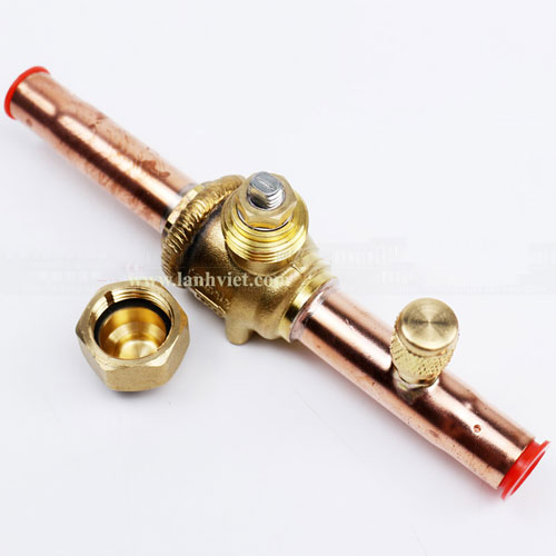 Van chặn bi phi 22mm, van đóng mở gas lạnh